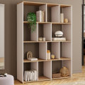 Bibliothèque Carla 3 Niveaux Avec 3 Tiroirs - Blanc Et Effet Bois - 190 Cm De Haut