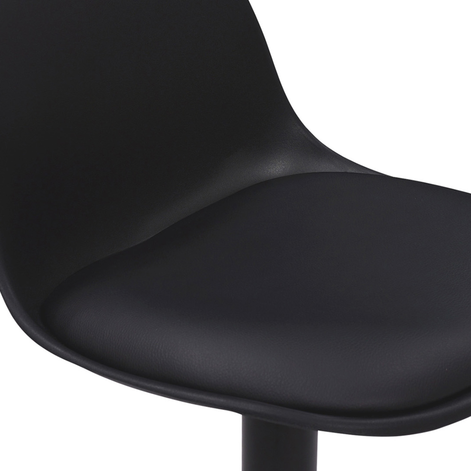 IDMarket Lot De 4 Tabourets De Bar Karl Design Gris – Réglables, Pivotants Et Ultra Confortables