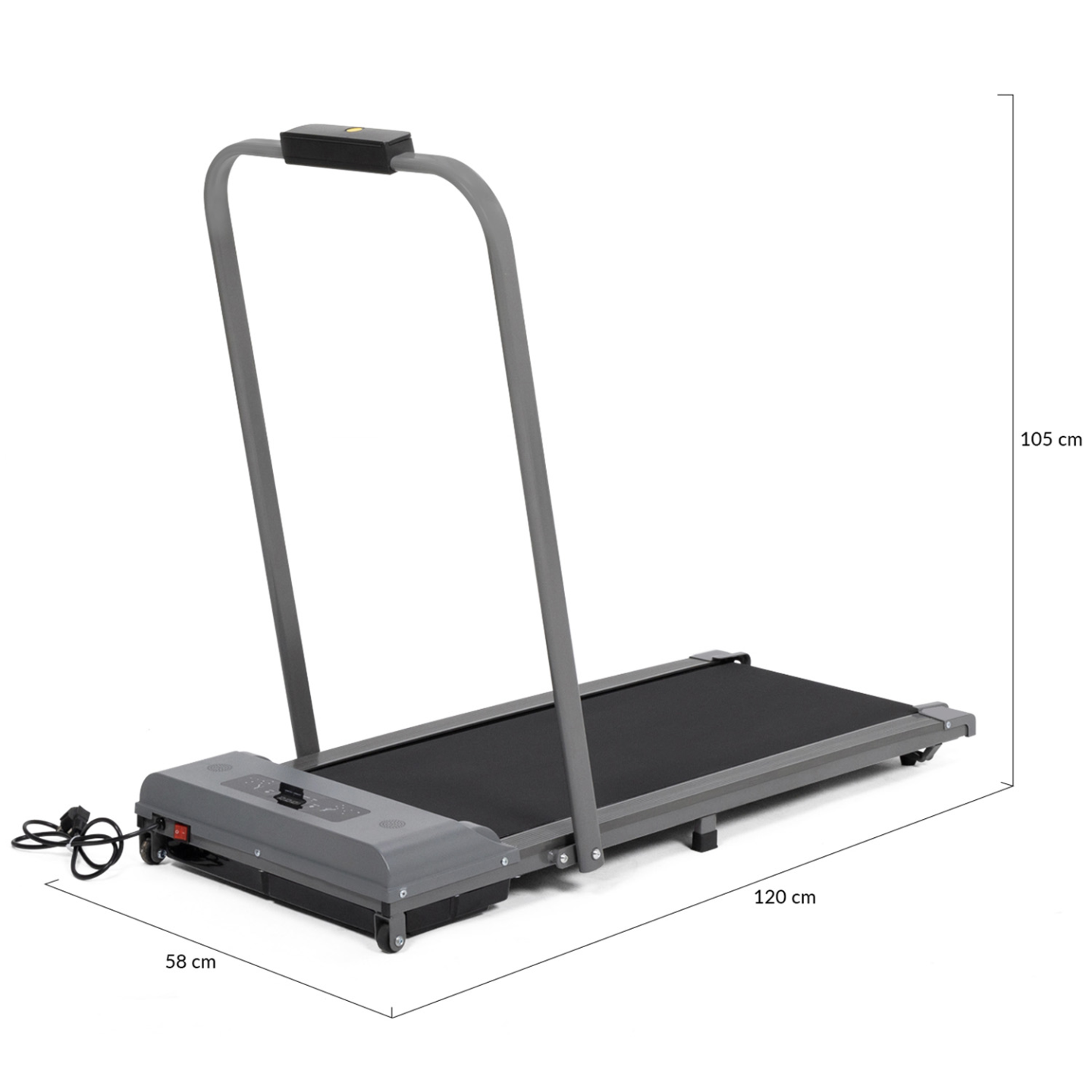 Citysports Treadmill WP2X - Tapis de course domestique avec moteur 440 W - Tapis de