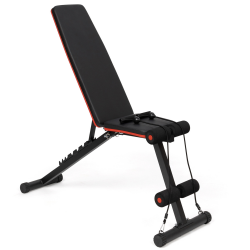 16332 - Verstellbare und neigbare Hantelbank Banc de musculation réglable et inclinable fitness pour entrainement complet du corps