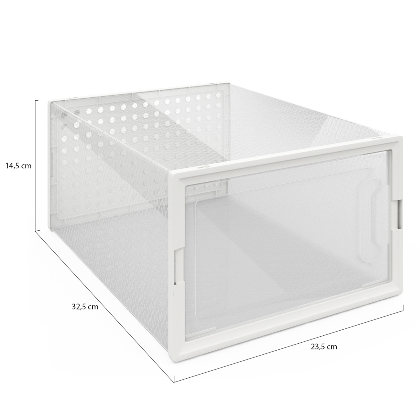 Plástico Transparente Cajas Para Guardar Zapatos Leroy Merlin