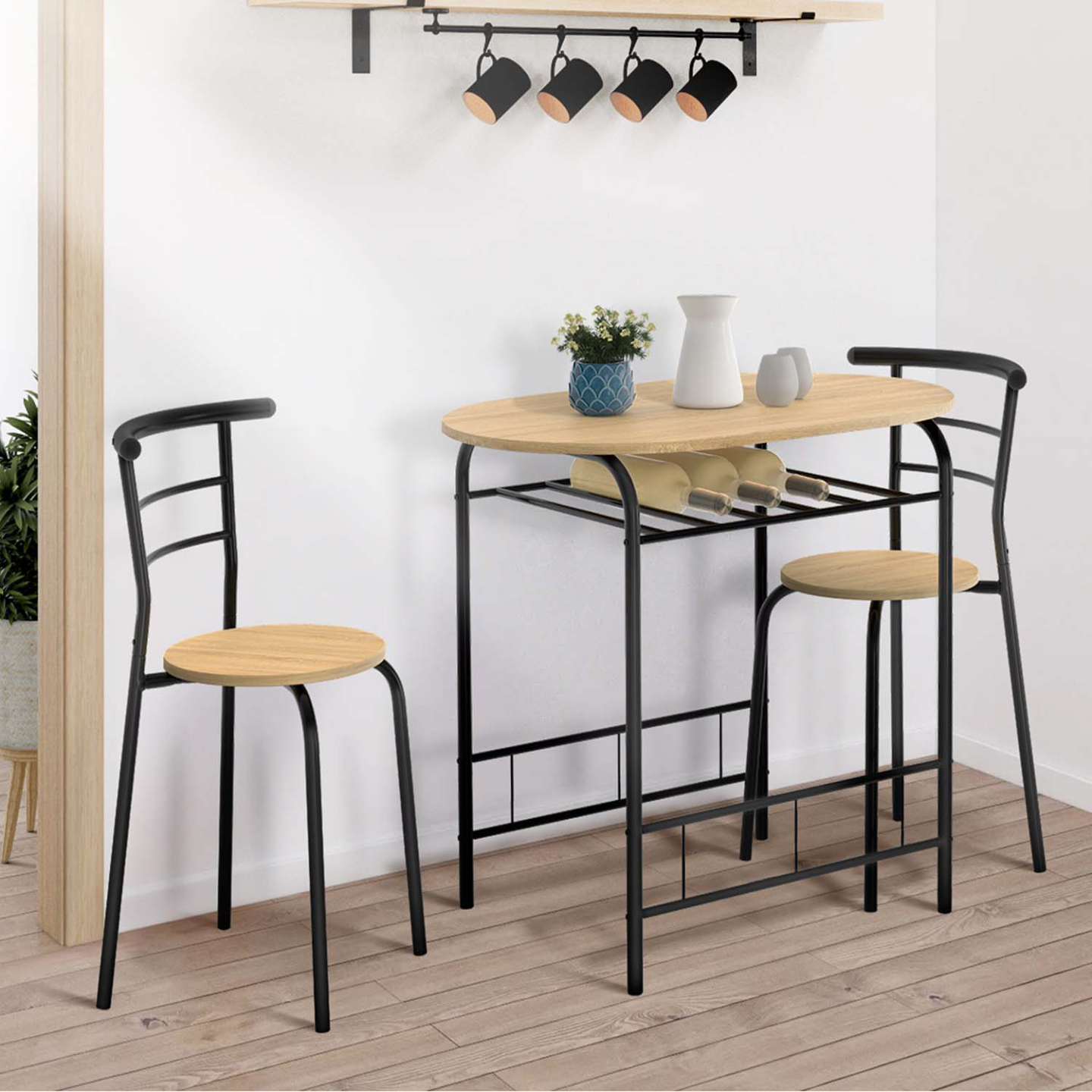 Goedkope eettafels met stoelen : keuken en eetkamer - ID Market (4)