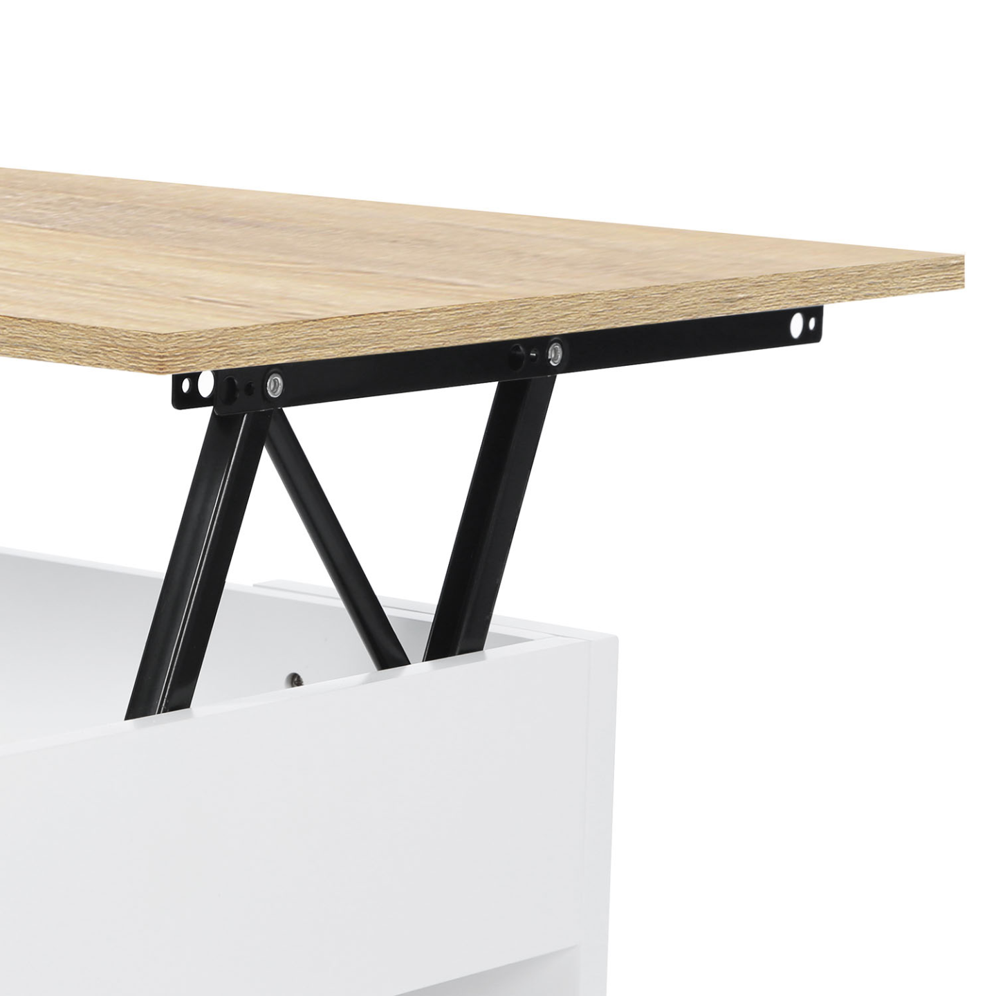 Goplus - Tableau blanc magnétique rotatif 120x90 cm - Hauteur réglable