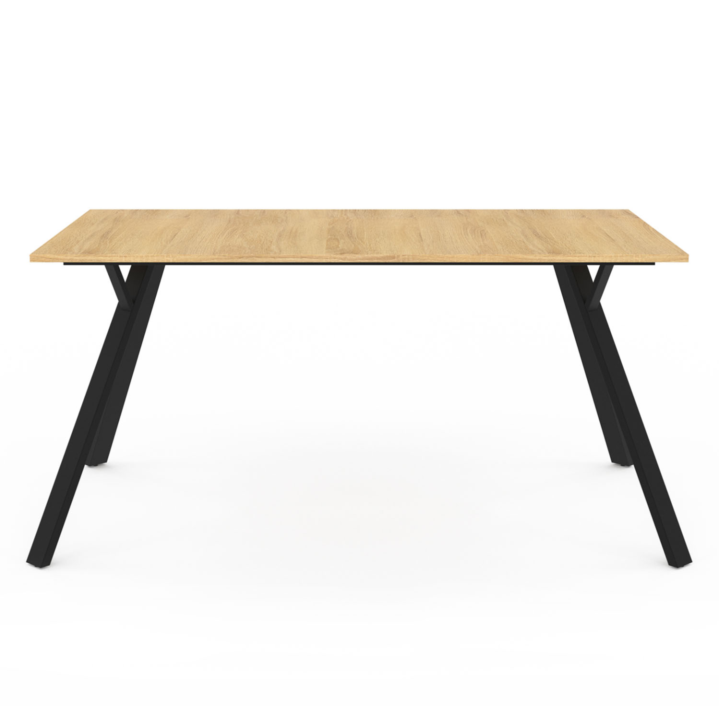 Table à Manger Extensible - BRIEBE - Opal - Bois - 6 places - Rectangulaire - Co