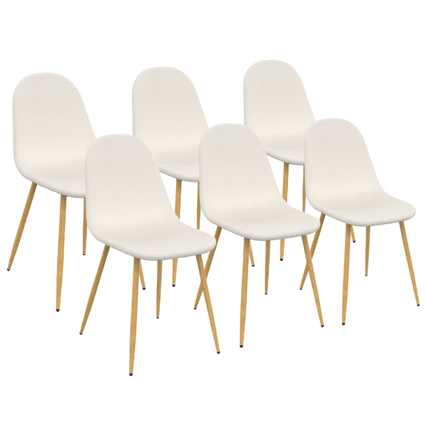 Skandinavische Stuhle 6er Set