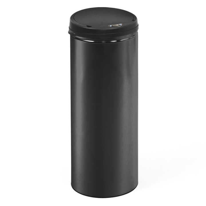 Poubelle de cuisine automatique 50L noir capteur de mouvement sans contact Poubelle de cuisine automatique 50L noir capteur de mouvement sans contact