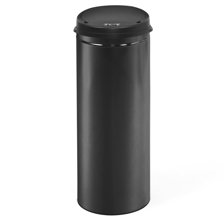 Poubelle de cuisine automatique 50L noir capteur de mouvement sans contact Poubelle de cuisine automatique 50L noir capteur de mouvement sans contact