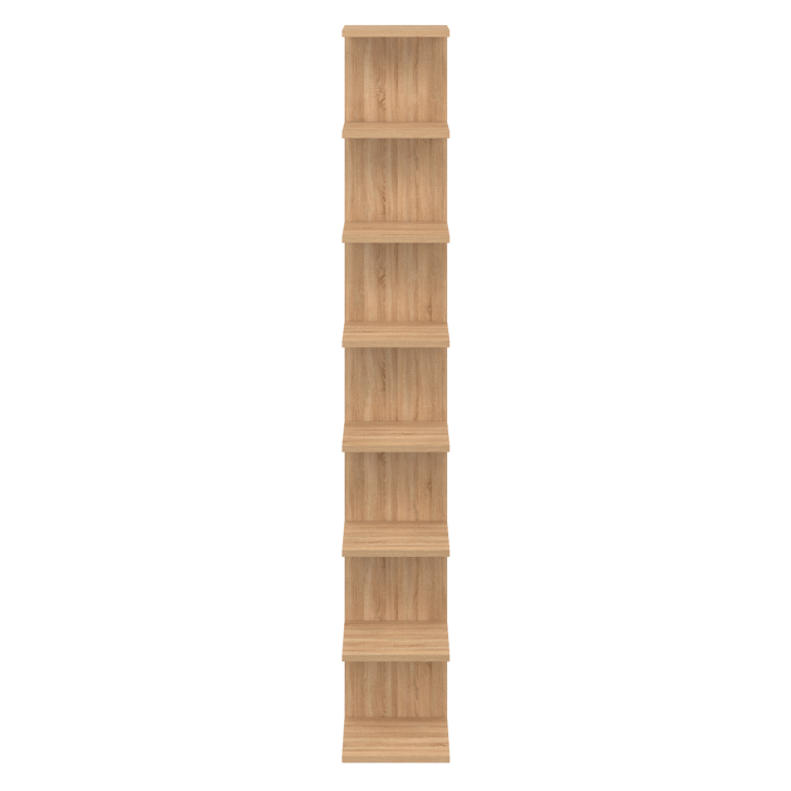 Etagère murale suspendue double position CHIARA 8 étagères façon hêtre 190 cm Etagère murale suspendue double position CHIARA 8 étagères façon hêtre 190 cm