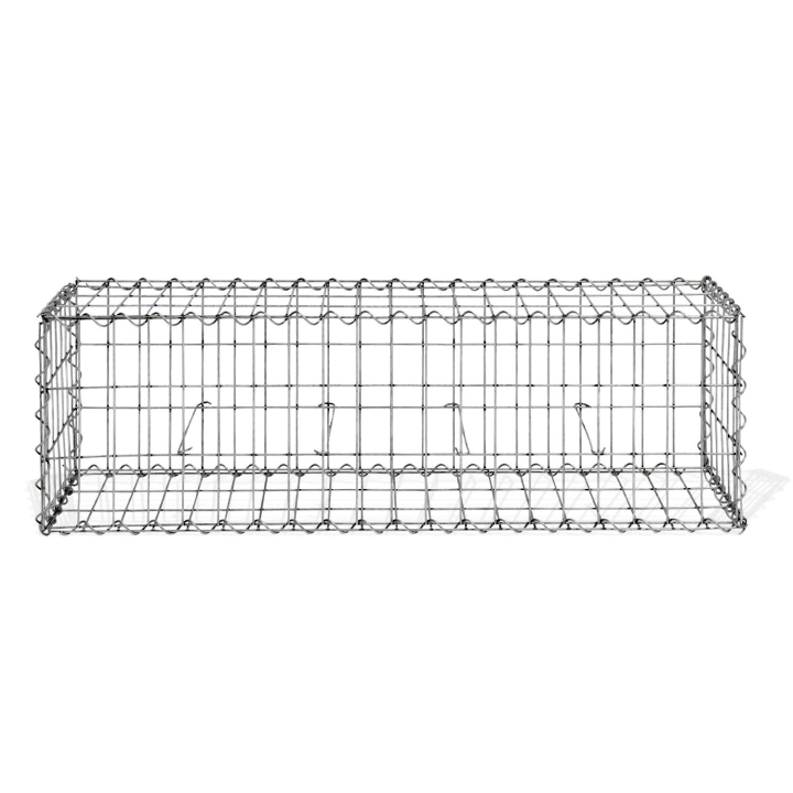 Lot de 2 gabions pour pierre 100 x 30 x 30 cm Lot de 2 gabions pour pierre 100 x 30 x 30 cm