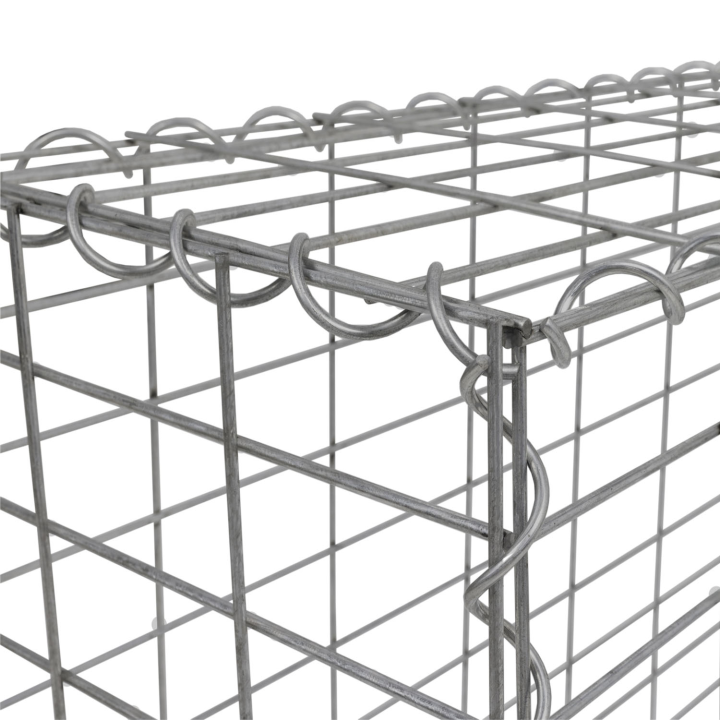 Lot de 2 gabions pour pierre 100 x 30 x 30 cm Lot de 2 gabions pour pierre 100 x 30 x 30 cm