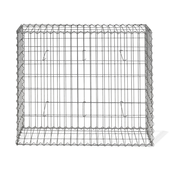Lot de 2 gabions pour pierre 100 x 30 x 80 cm Lot de 2 gabions pour pierre 100 x 30 x 80 cm