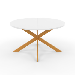 Mesa Alix Pie Araña Cromado Estilo Industrial Moderno Mesa De Centro Redonda Alix Con Bandeja Mesa Auxiliar Dorada