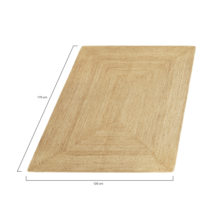 Tapis intérieur DAYA jute 120 x 170 CM