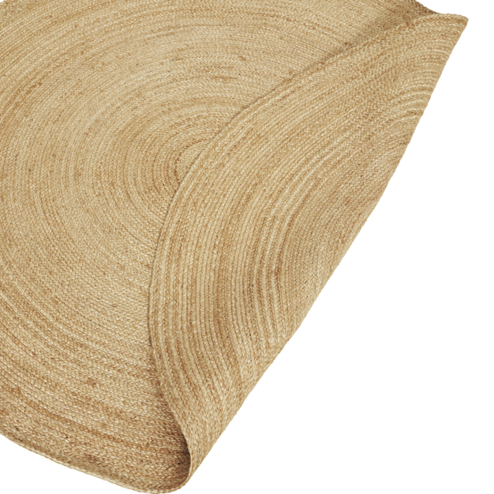 Tapis intérieur rond DAYA jute diamètre 150 cm