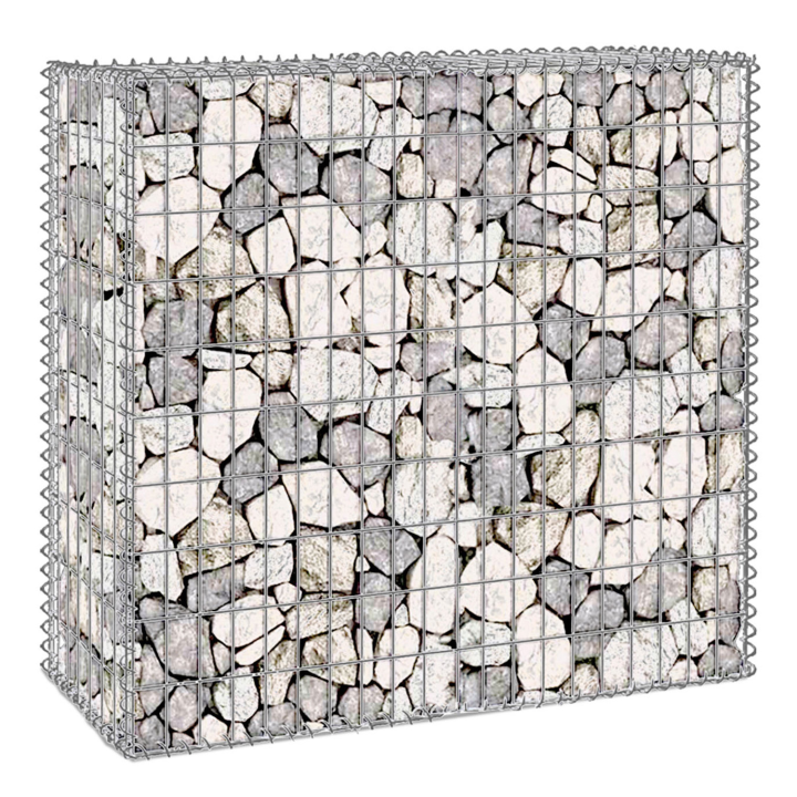 Lot de 2 gabions pour pierre 100 x 30 x 80 cm Lot de 2 gabions pour pierre 100 x 30 x 80 cm