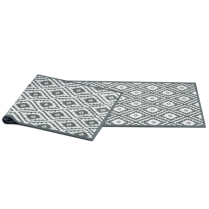Tapis extérieur BAHAMAS gris 80 x 250 CM