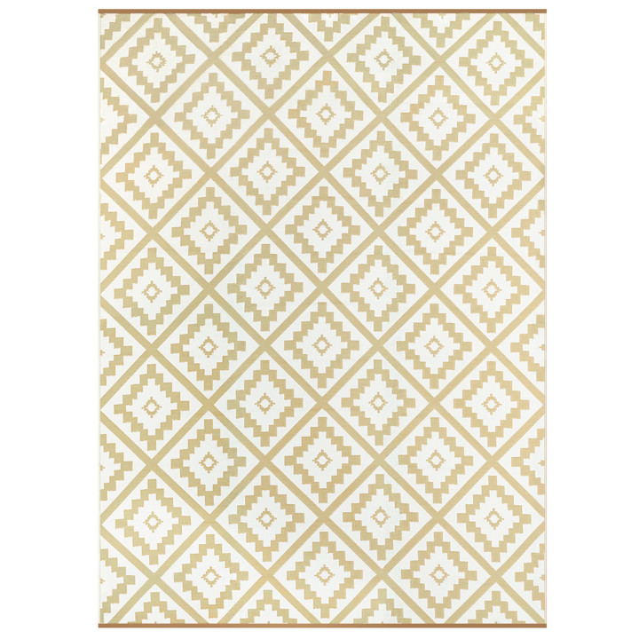 Tapis extérieur beige 270x370cm - BAHAMAS | ID Market