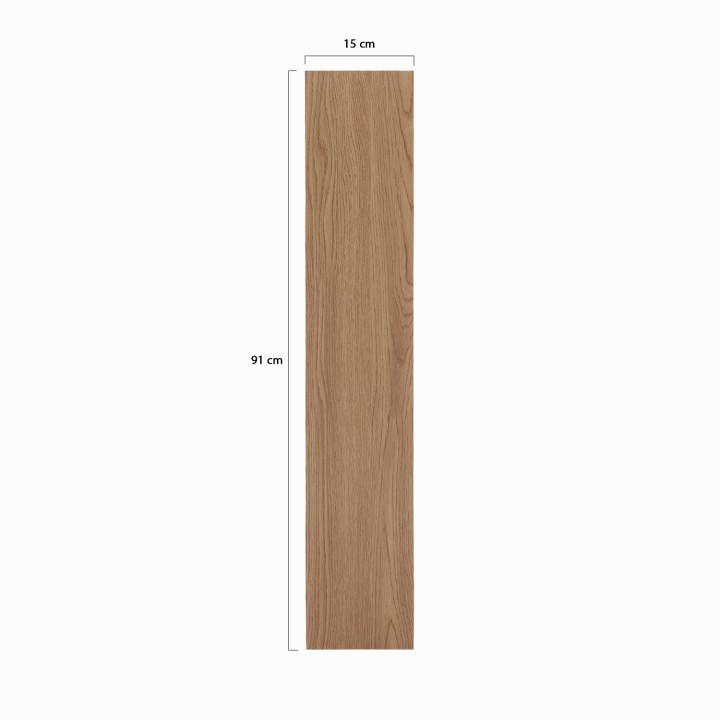 Selbstklebende PVC-Holzdielen in dunkler Eichenoptik - SOLEA | ID Market