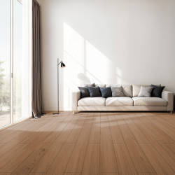 Lames PVC adhésives en bois façon chêne foncé - SOLEA | ID Market