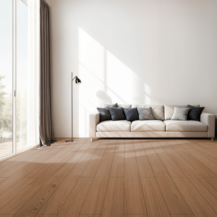Doghe in PVC adesive in legno di quercia scura - SOLEA | ID Market