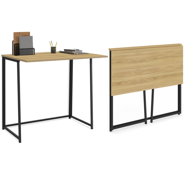 Bureau pliable style industriel - DETROIT | ID Market Bureau pliable style industriel - DETROIT | ID Market