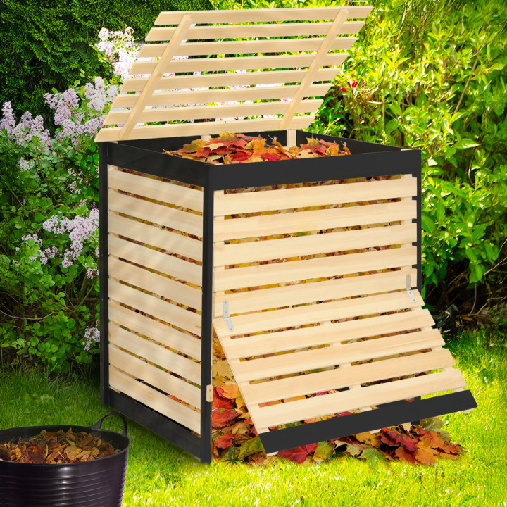 Composteur en bois de 500L | ID Market