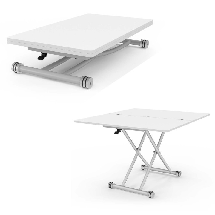 Salontafel om te bouwen tot witte eettafel - URBANA | ID Market