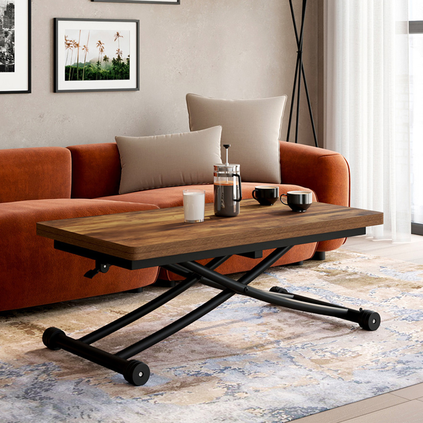 couchtisch quadratisch schublade Quadratische Couchtische mit online kaufen Bloomingville Sandrine Frühstück Set