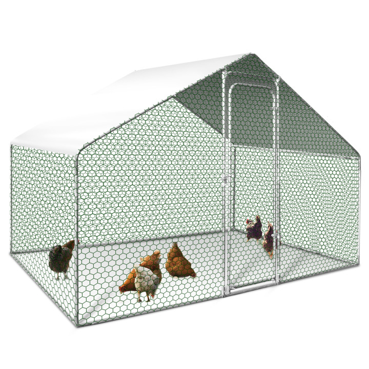Enclos poulailler 3 m² pas cher idéal pour parc à poules | ID Market