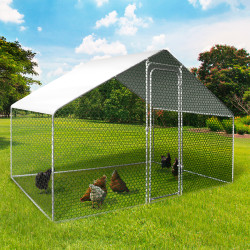 13390 - 3 m² di recinto per polli in filo metallico Economico pollaio da 3 m² ideale per il recinto delle galline | ID Market