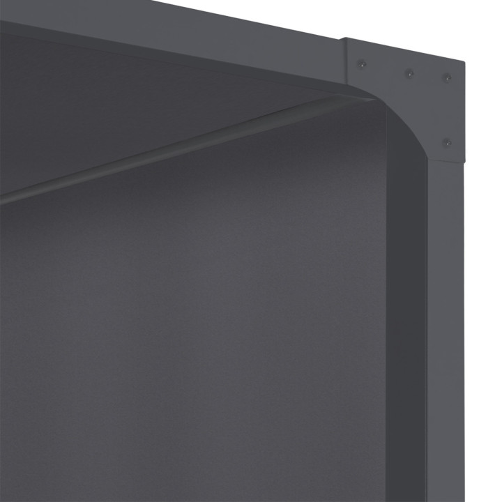 A buon mercato pergola scorrevole su 2 lati 3x3 M grigio antracite | ID Market