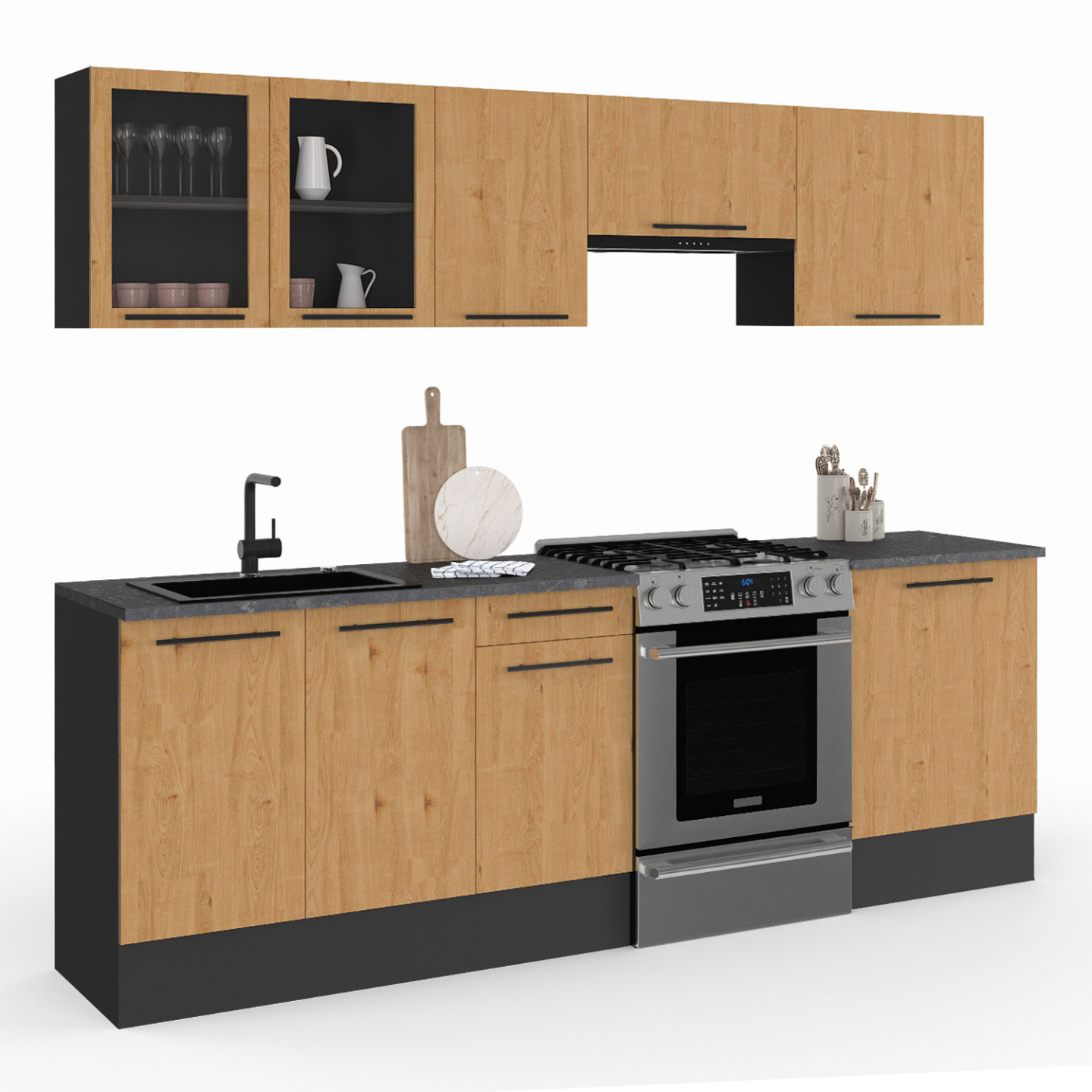 Kast element | RVS | met klapdeuren | 3x 1/1GN | (B)120x(D)70x(H)90cm