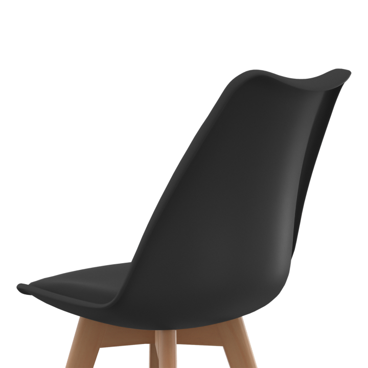 Chaises mix color Scandinaves : gris, blanc, noir - Lot de 6 - SARA | ID Market