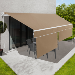 Toldo manual topo 4x3M con faldón 150CM | ID Market