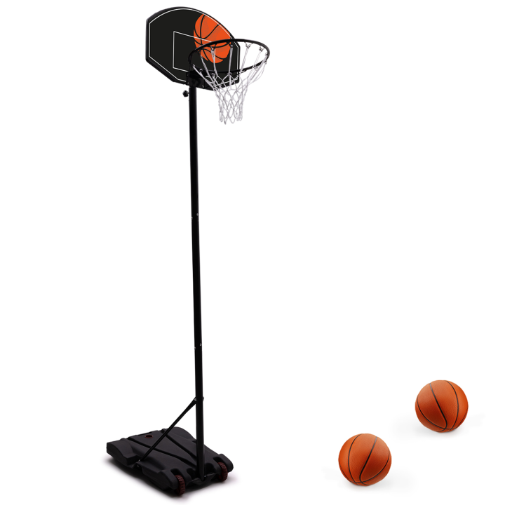 Canasta de baloncesto regulable en altura de 240 a 305 cm | ID Market