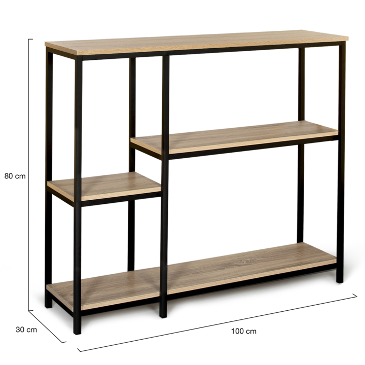 Günstige industrielle Bücherregale aus Holz und Metall | ID Market