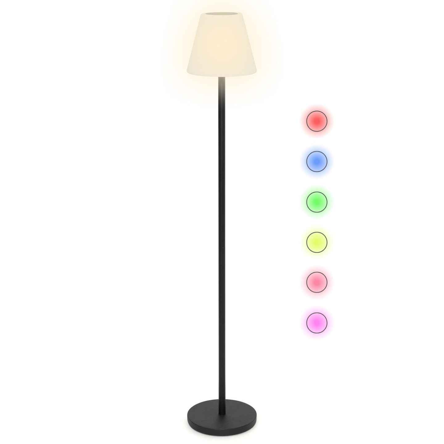 Lampada Da Giardino Solare A Led Esotec, Design Rattan, Colore Luce Calda 3500K, Altezza 50cm. Illumina Con Stile!