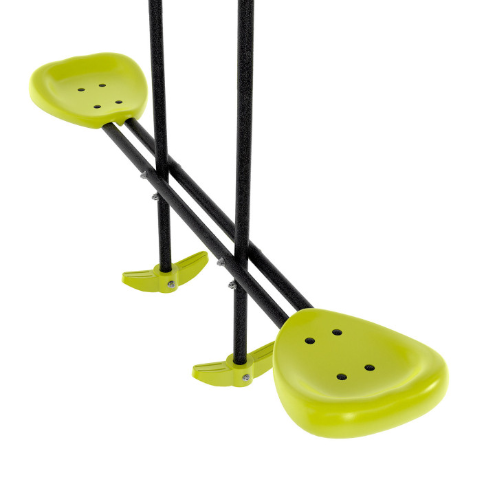 Columpio verde con capazo, cara a cara y 2 columpios | ID Market