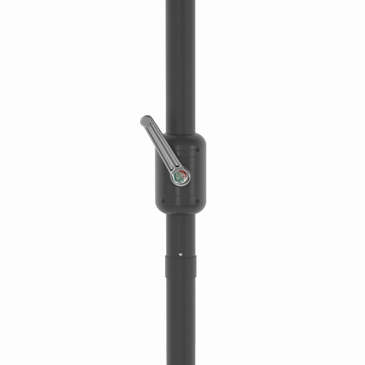Demi parasol de balcon CORTE écru 2,7x1,35 m avec housse Demi parasol de balcon CORTE écru 2,7x1,35 m avec housse