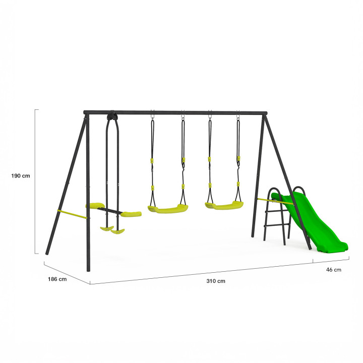 Giro de 3 etapas con pórtico, cara a cara y deslizamiento | IDMarket