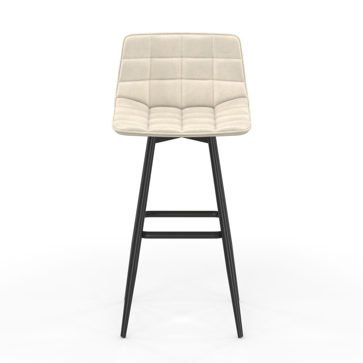 Set di 4 sgabelli da bar MADY beige