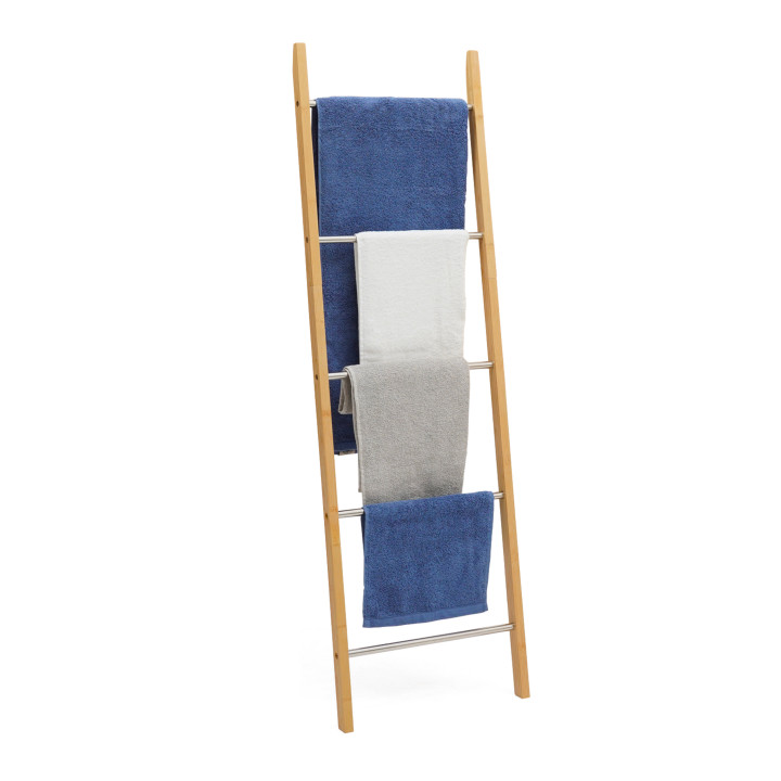 Porte-serviettes échelle 5 niveaux RITA en bambou