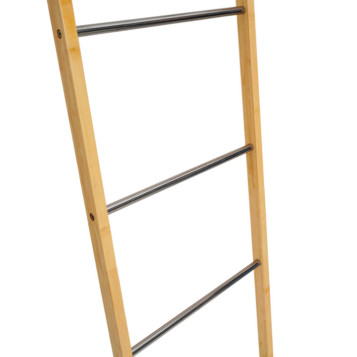 Toallero escalera de bambú, 5 niveles - RITA | ID Market