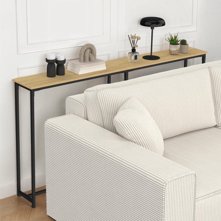 Fin de sofá consola mesa de diseño industrial - DETROIT | ID Market