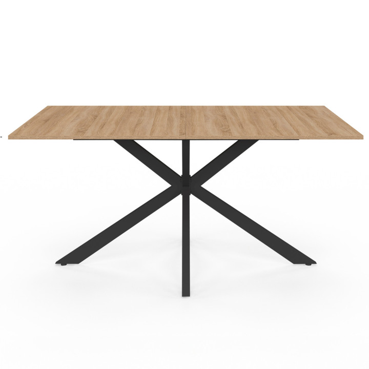 Table à manger industrielle 160 cm 8 personnes - ALIX | ID Market