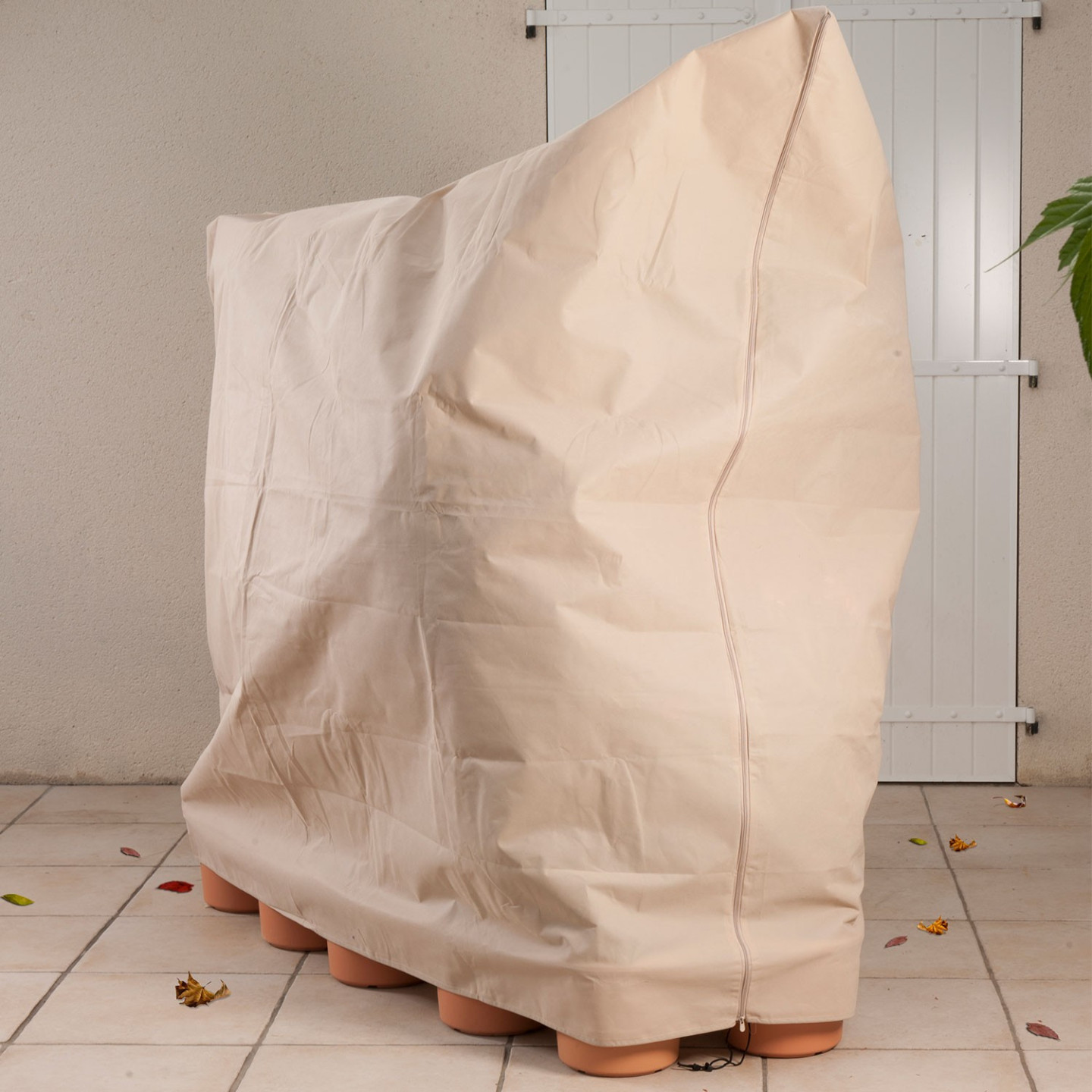 2 PCS Housse Hivernage Plante Zippée 120x180cm - Voile Protection Arbre Palmier Extérieur