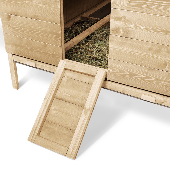 Poulailler chalet XL pour poules avec pondoir en bois