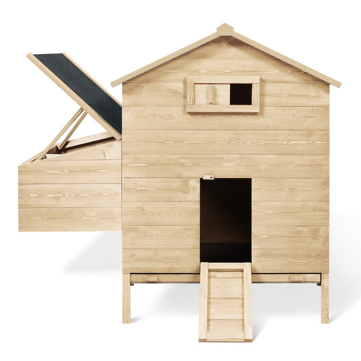 Poulailler chalet XXL pour poules avec pondoir en bois
