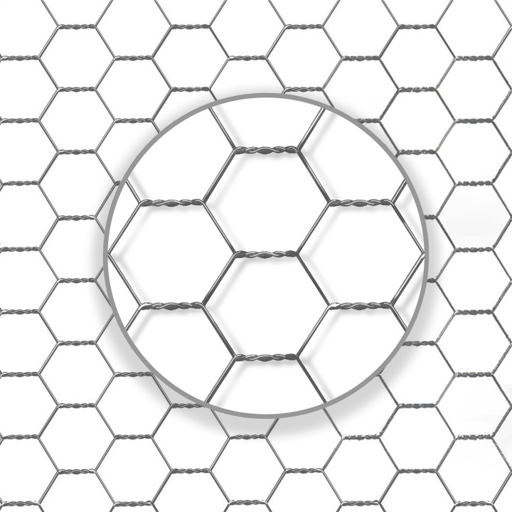 Gallinero 6m² 3x2M con tejado y red de acero galvanizado | ID Market