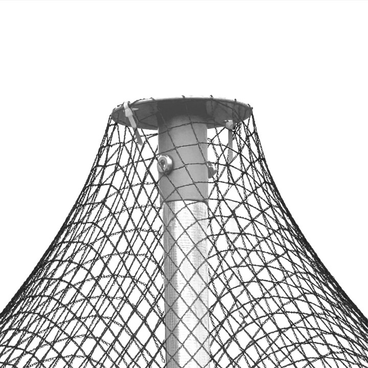 Gallinero 18m² 6x3M con tejado y red de acero galvanizado | ID Market